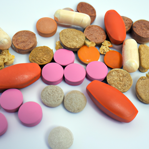 תמונה של תרופות שונות שנקבעו ותרופות טבעיות לטיפול בתת פעילות בלוטת התריס.